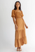 PALERMO MAXI SKIRT - BROWN