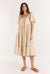 SELMA MIDI DRESS - SAND