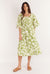 DULCE MIDI DRESS - LIGHTHOUSE PRINT