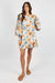 MARCIE MINI DRESS - POPPY FLORAL PRINT