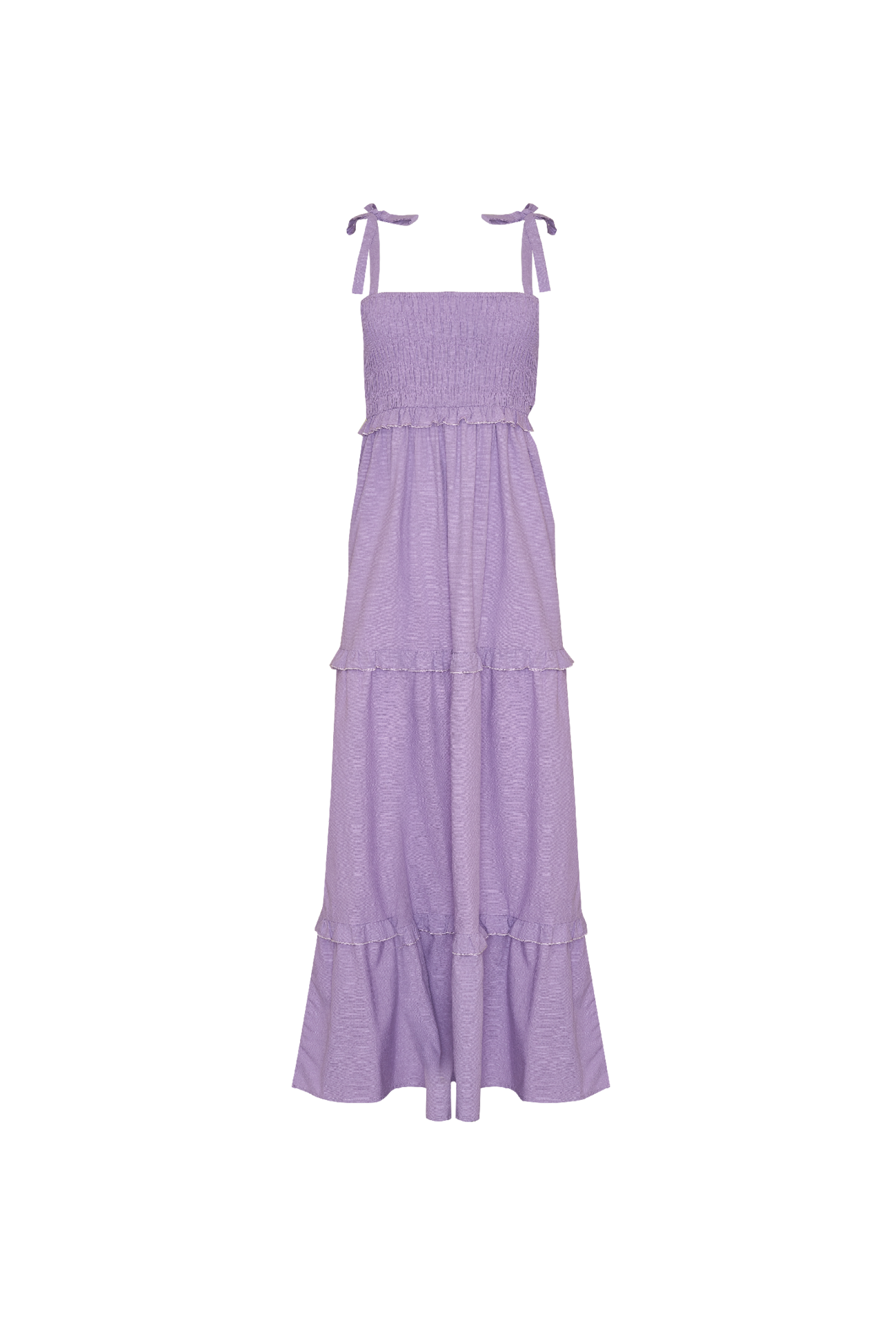YELENA MIDI DRESS - LILAC
