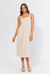 LEXI MIDI DRESS - DUSTY PINK