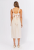 LEXI MIDI DRESS - DUSTY PINK
