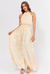 RANI MAXI DRESS - ORANGE WAVE