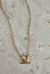SADIE T-BAR CHAIN NECKLACE - GOLD