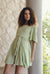 MOIRA MINI DRESS - APPLE GREEN