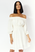 REIGN MINI DRESS - WHITE