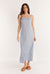 BRIELLE MIDI DRESS - BLUEBERRY