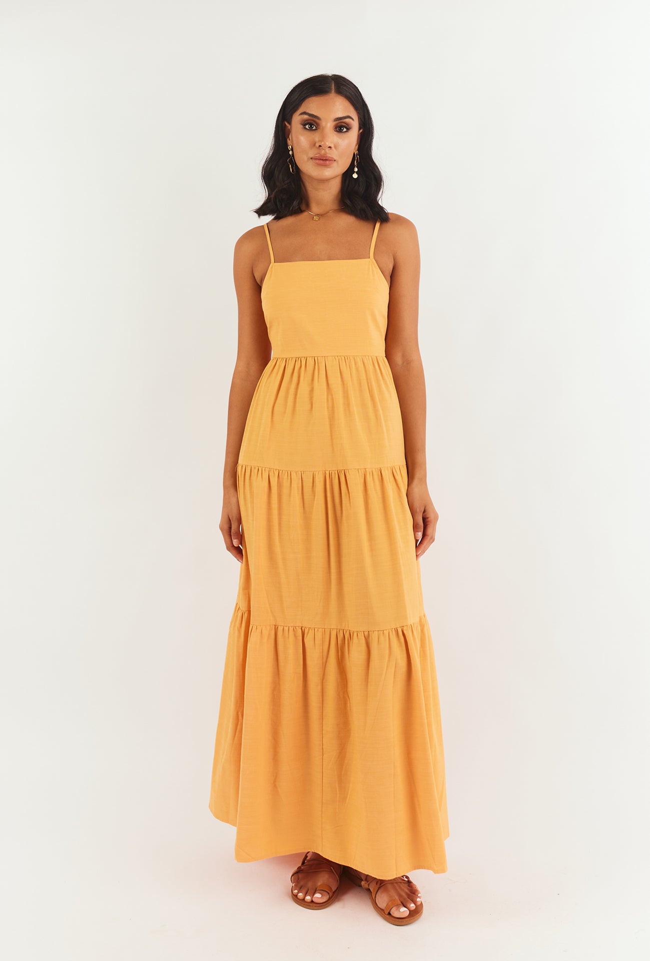 ASTRID MAXI DRESS  - MANDARIN