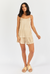 DELTA SHORTS - BROWN STRIPE