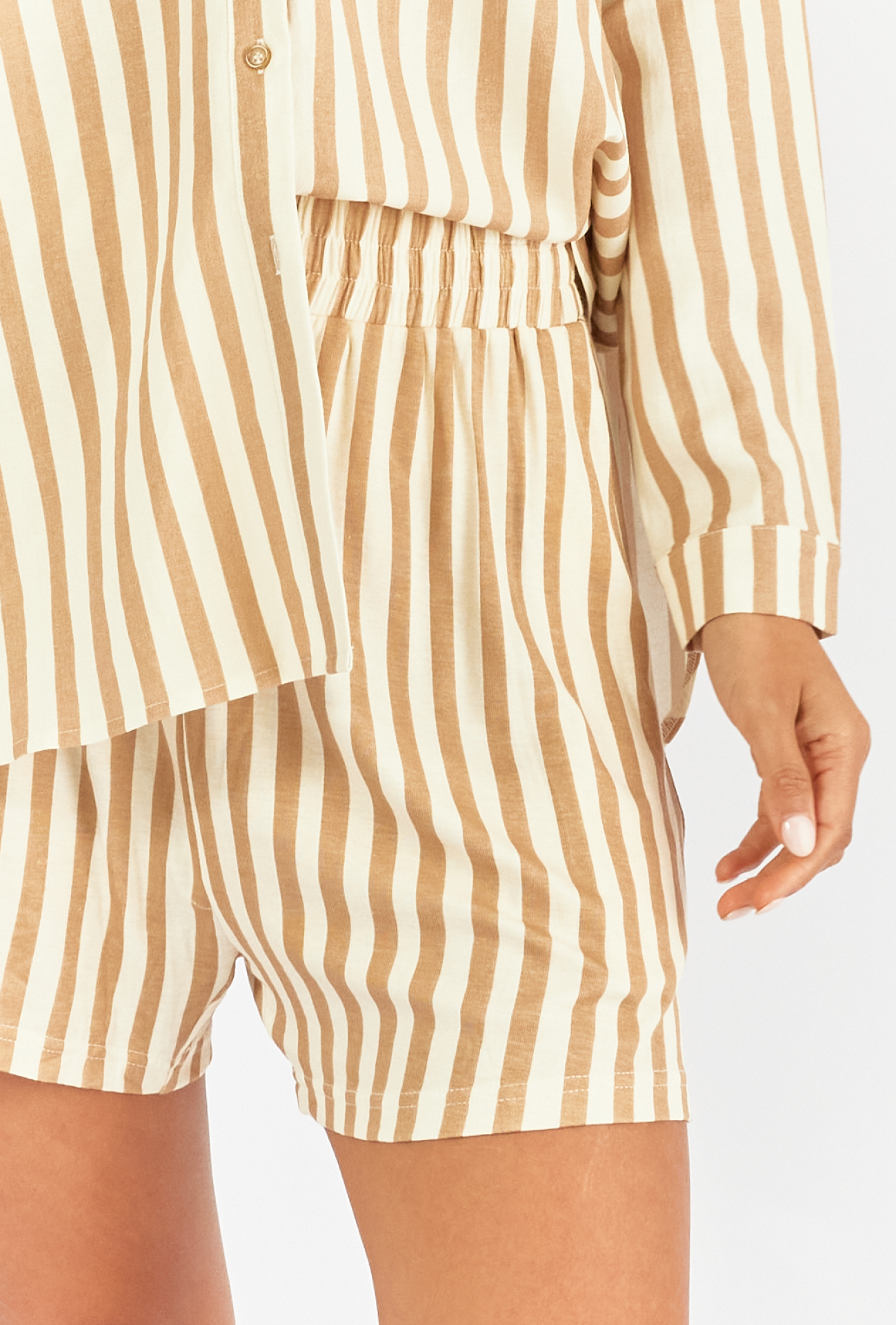 SICILY SHORTS - STRIPE PRINT