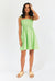 POPPY MINI DRESS - APPLE GREEN