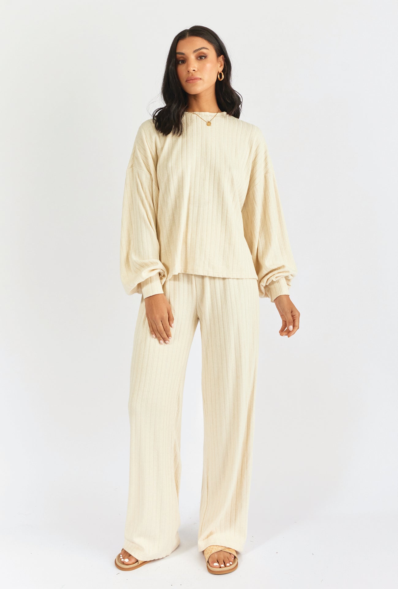 JOLINA PANTS - CREAM