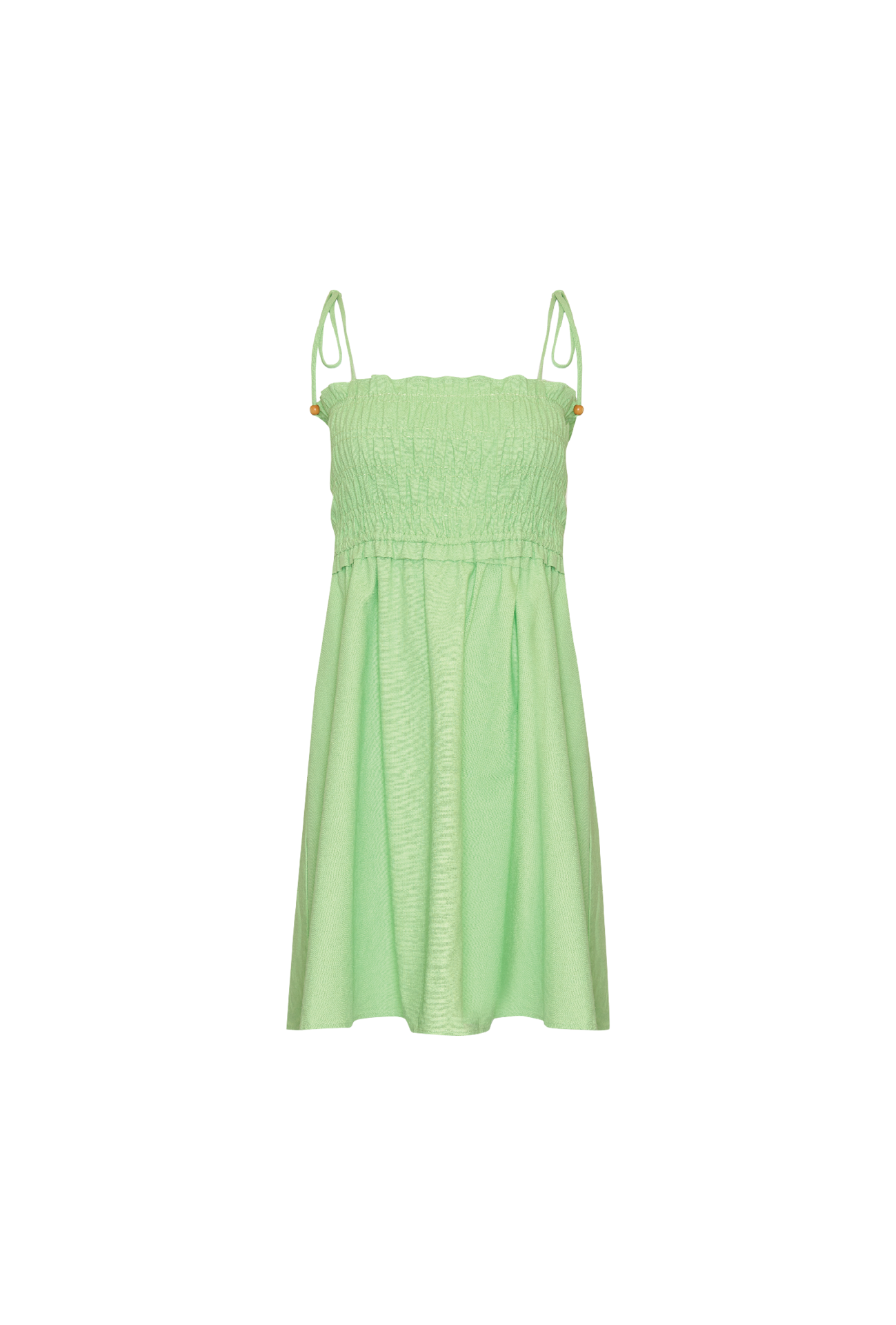 POPPY MINI DRESS - APPLE GREEN