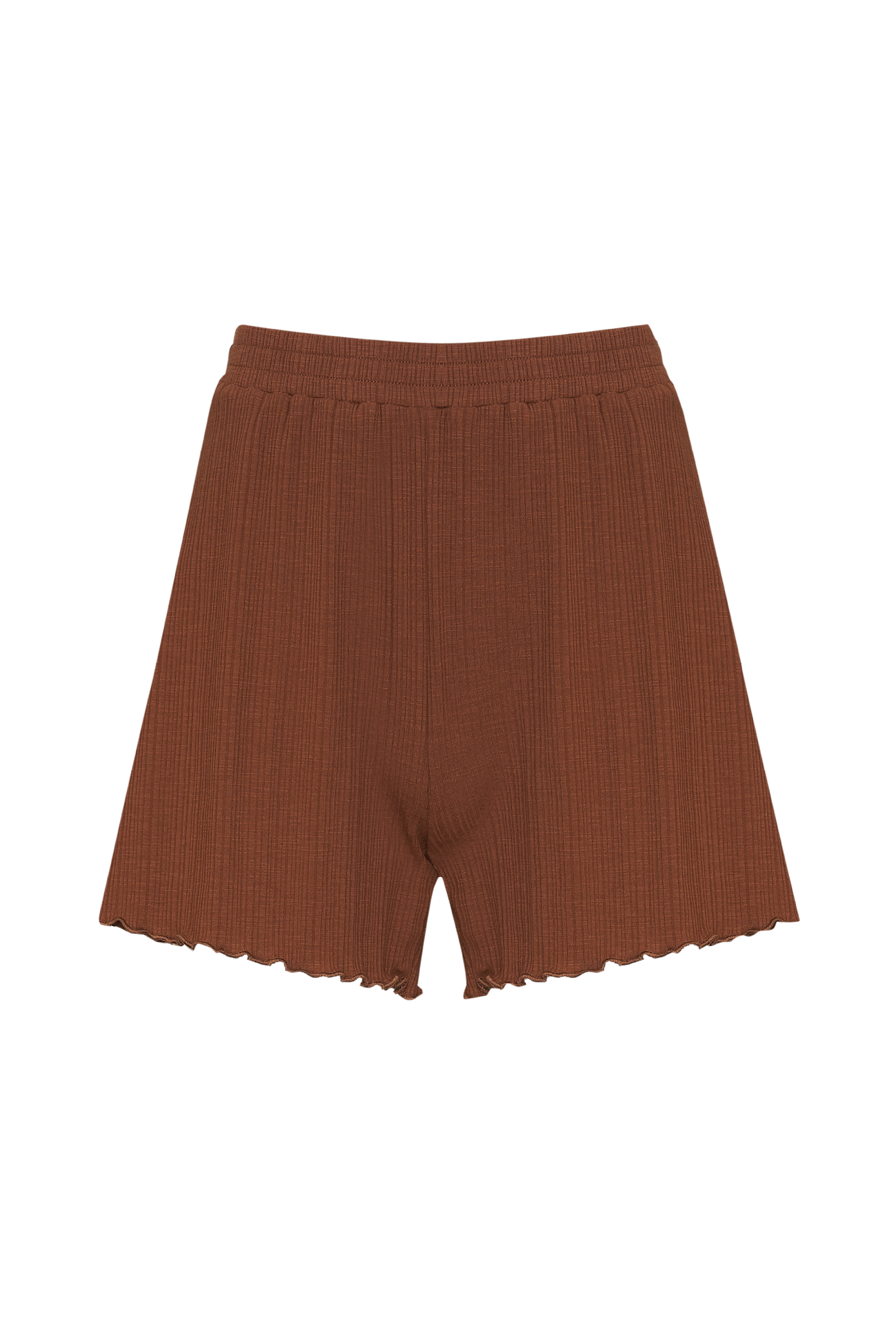 SHERIDAN SHORTS - COFFEE RIBBED