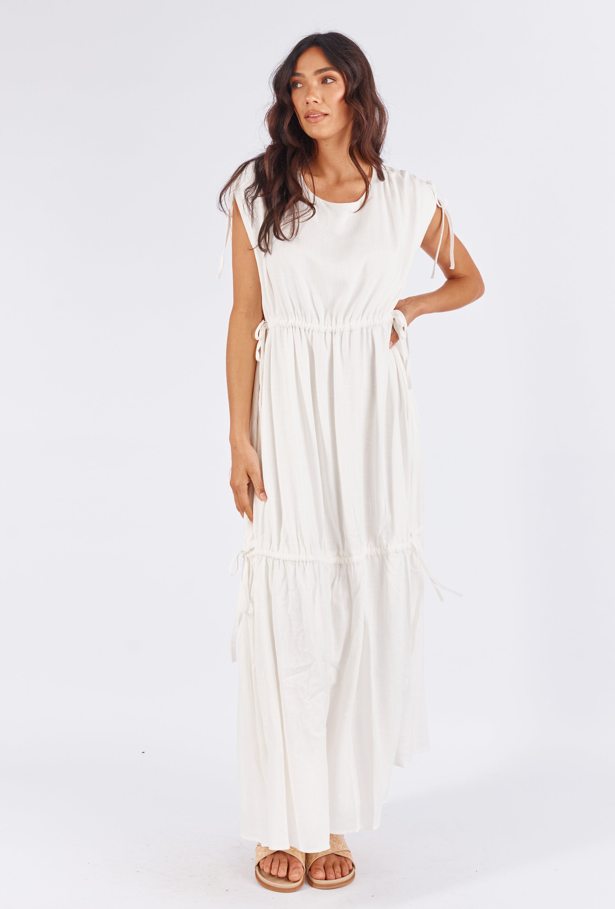 GROVE MAXI DRESS - WHITE