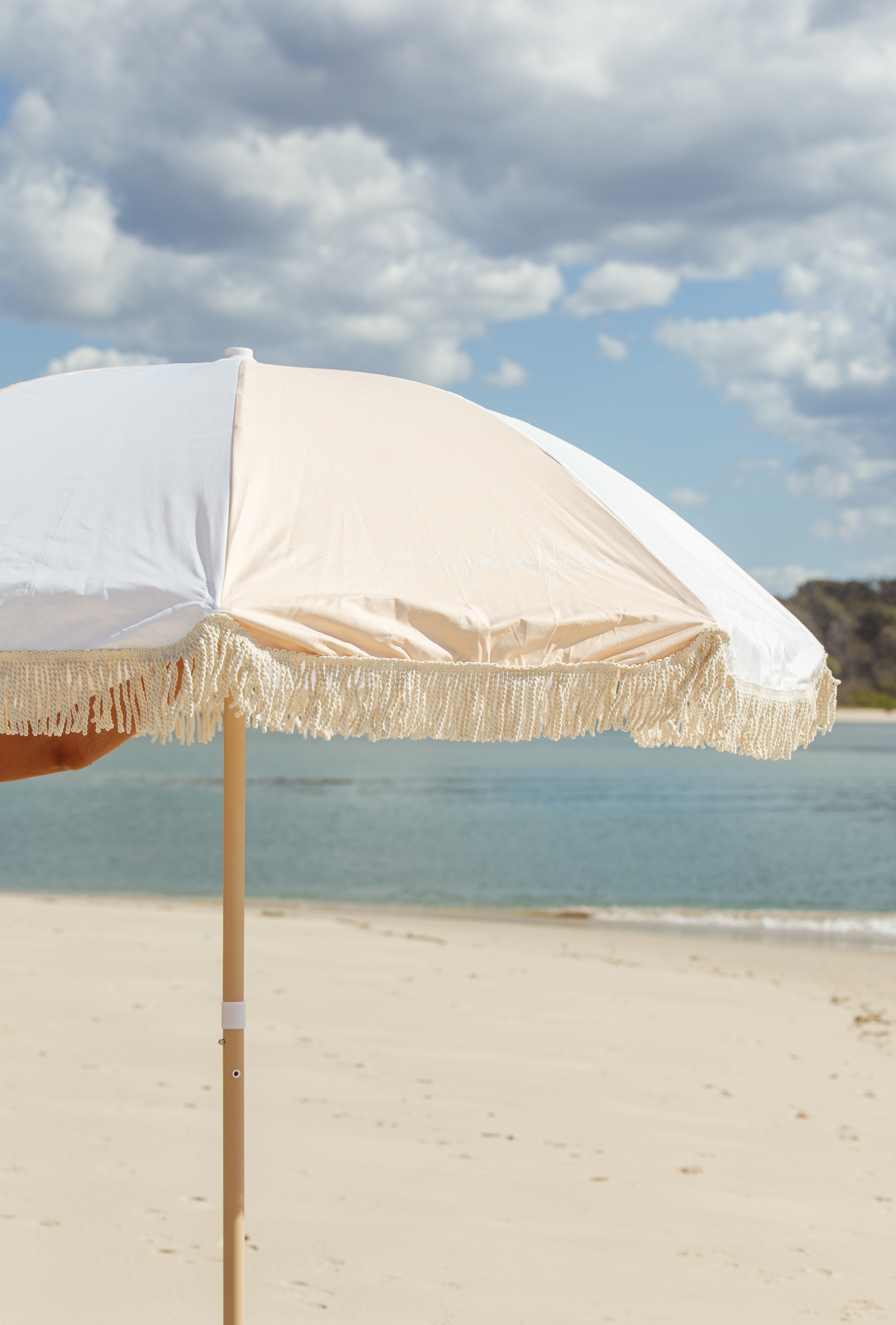 Beach Umbrella- Girl & the Sun